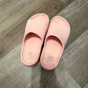 Art Class Blush Pink Slide Sandals